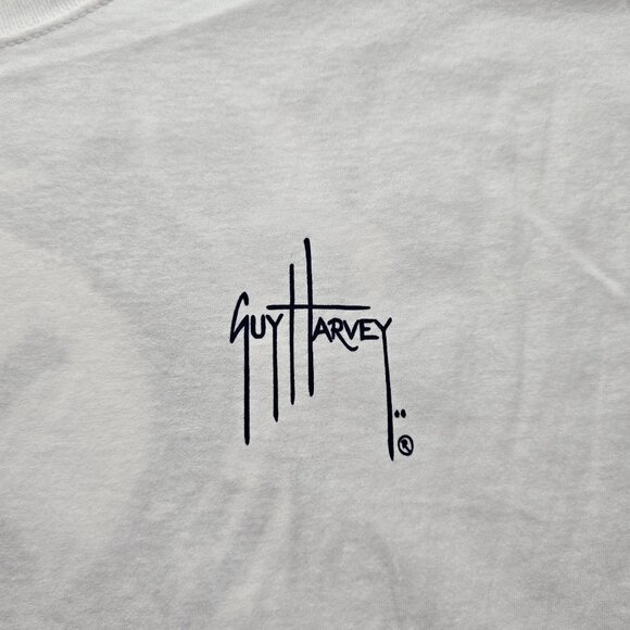 Guy Harvey Tshirt Mens‎ XL White Fishing Casual The Offshore Open 2022 New York - Picture 3 of 8